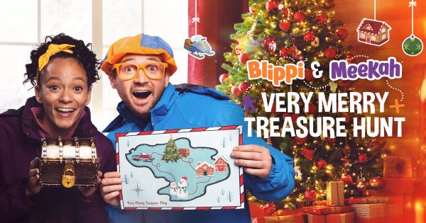 Blippi & Meekah's Very Merry Treasure Hunt